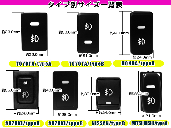 電源ON/OFFスイッチ付き フォグランプリレーハーネス 日産 セレナ