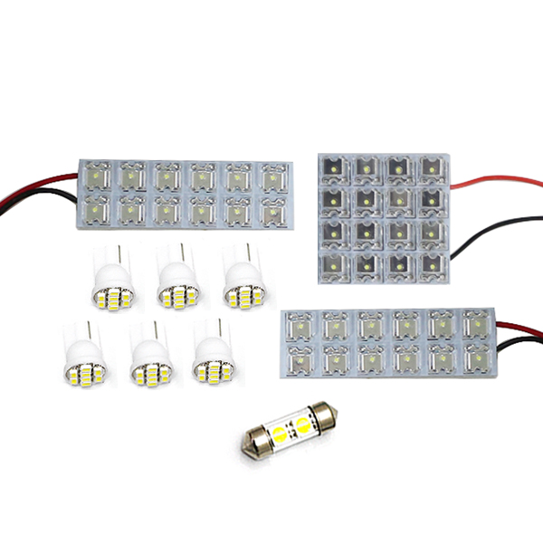 メール便送料無料 レクサス ISF USE20 LEDルームランプ FLUX 10Pセット