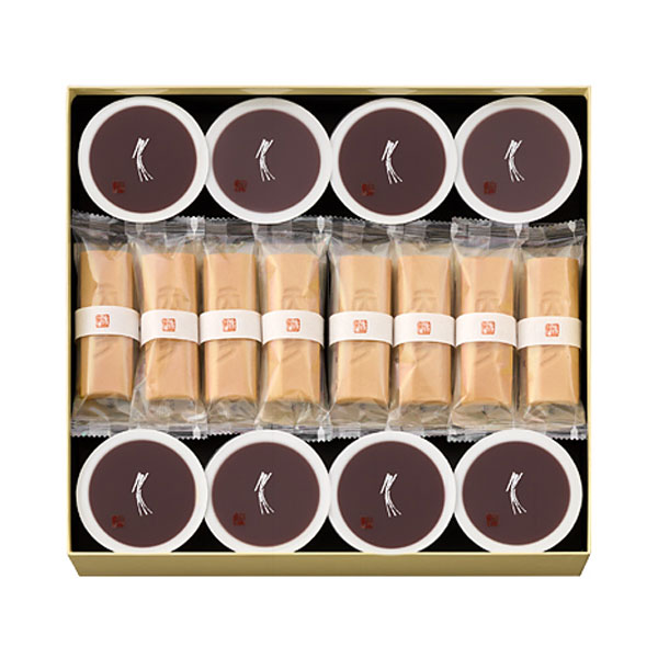 ハロウィン クリスマス お歳暮 ギフト たねや 本生羊羹 8個 ふくみ天平 16個 詰合せ FY61 tane-075.jpg