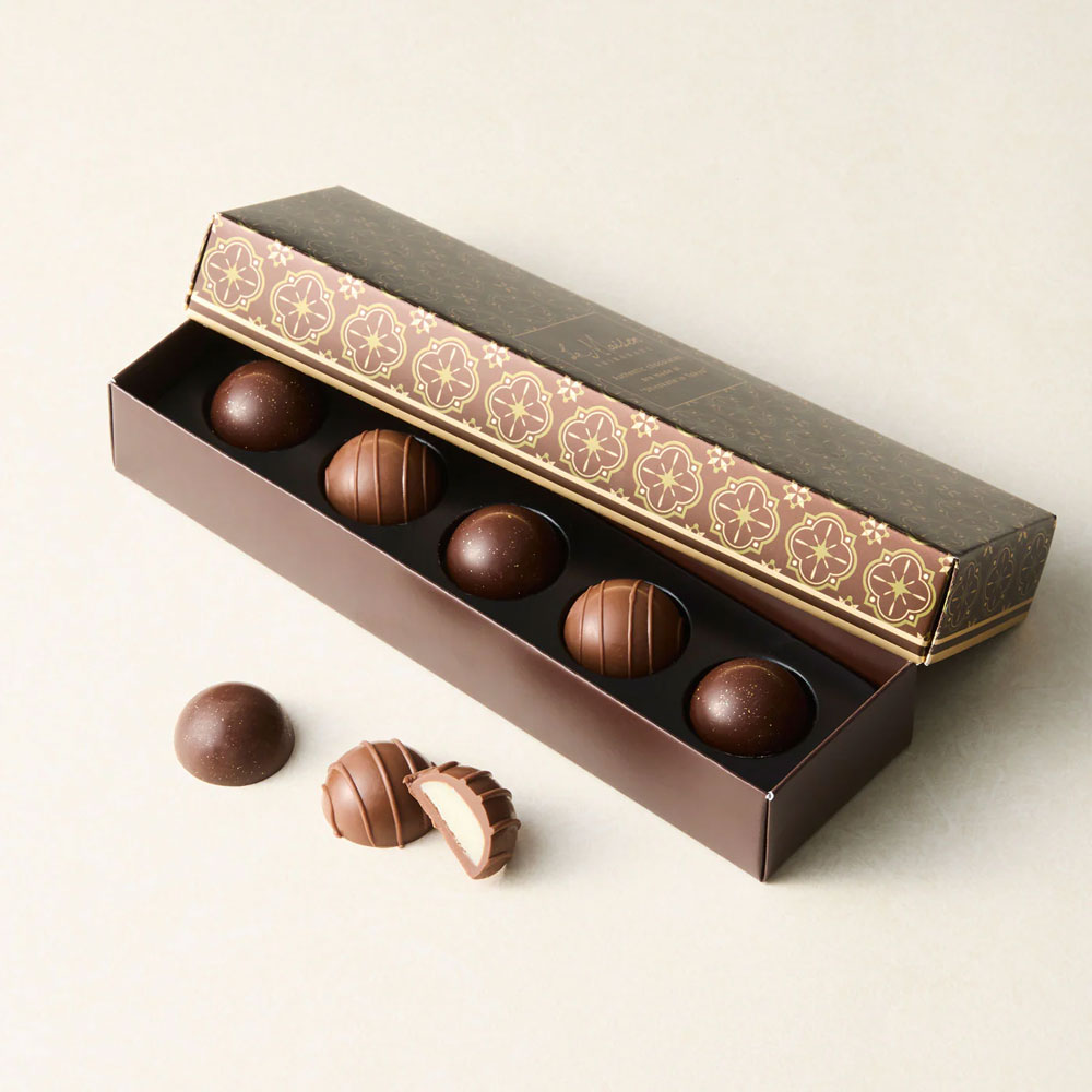 バレンタイン 2026 チョコレート ラメゾン白金 シャンパンショコラ 5粒