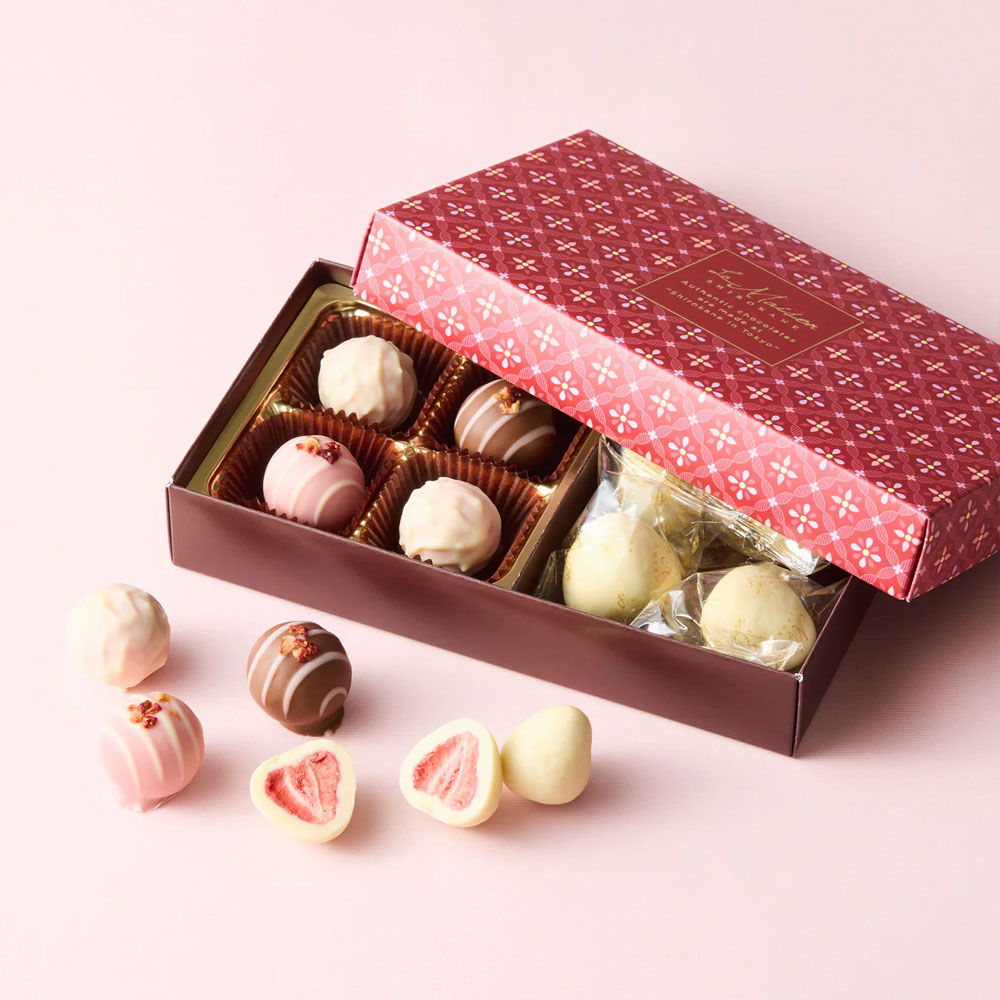 バレンタイン 2026 チョコレート ラメゾン白金 苺のショコラアソート 8