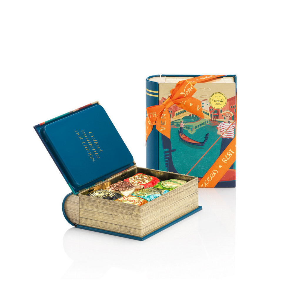 ホワイトデー 2026 かわいい お返し ヴェンキ ミニブック缶 ヴェニス