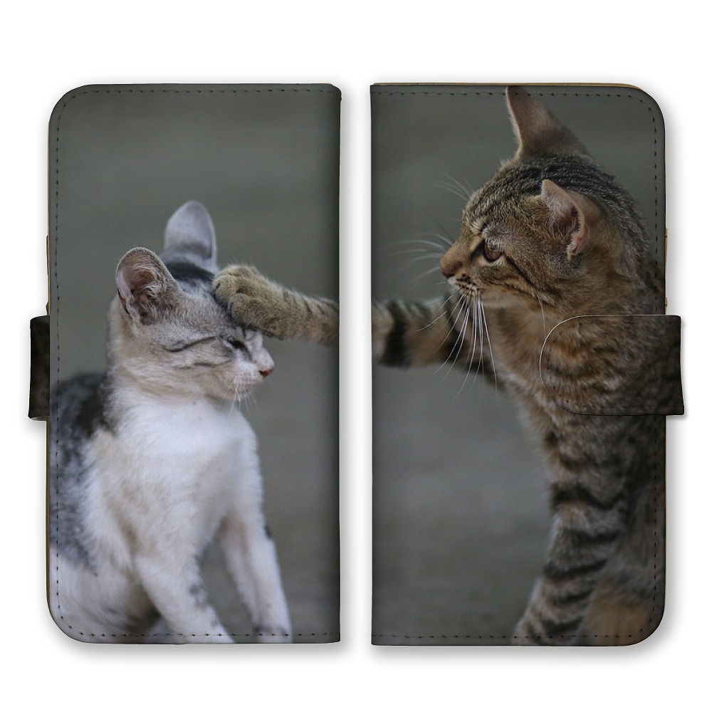 スマホケース 全機種対応 iPhone Android ケース 送料無料 手帳 ケース 猫 子猫 フォト 写真 かわいい ケース｜plumeria1988s63｜11