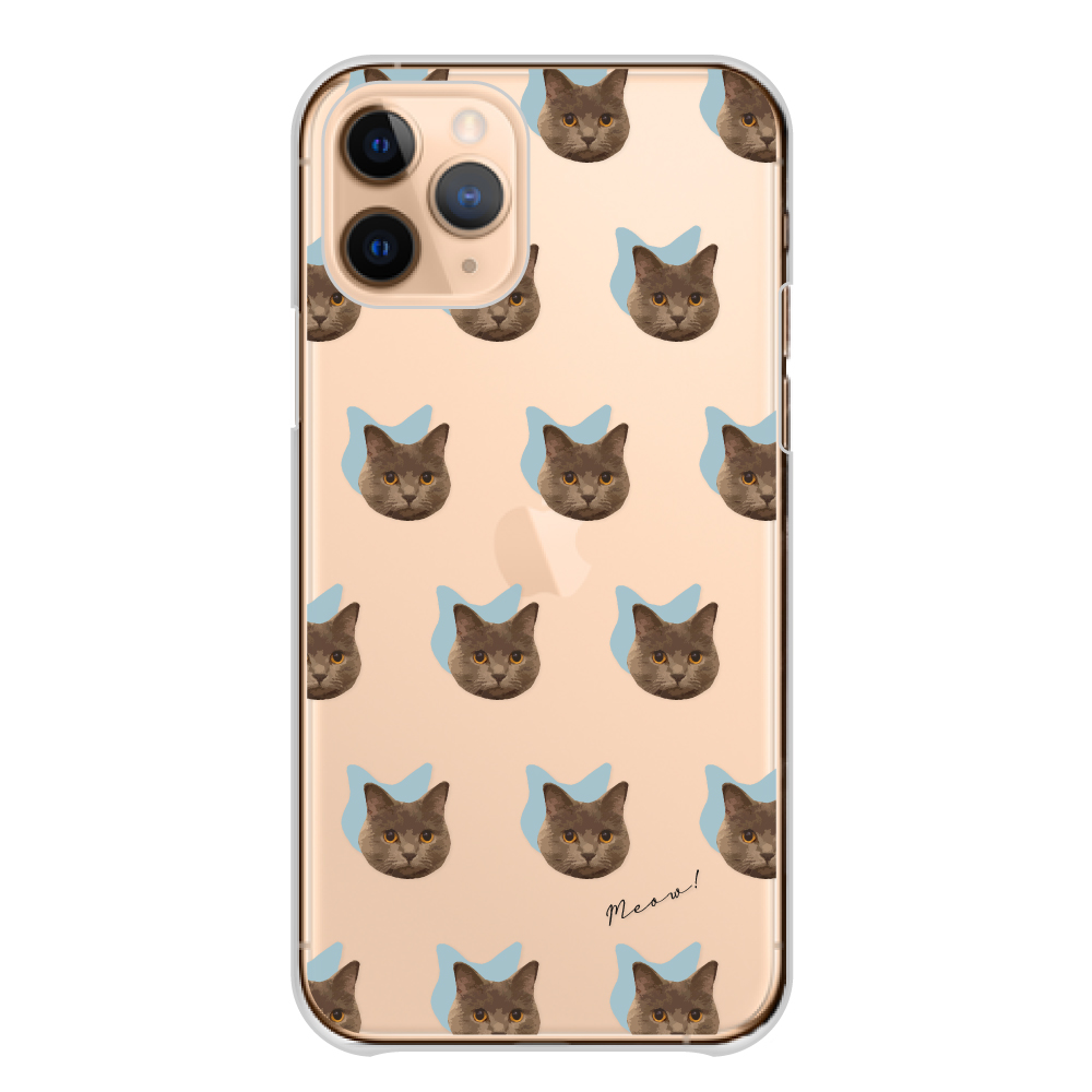 スマホケース 全機種対応 iPhone Android ケース 送料無料 ハード ケース 猫 ネコ ねこ 子猫 シルエット ネコ柄 くすみカラー 韓国 かわいい｜plumeria1988s63｜05