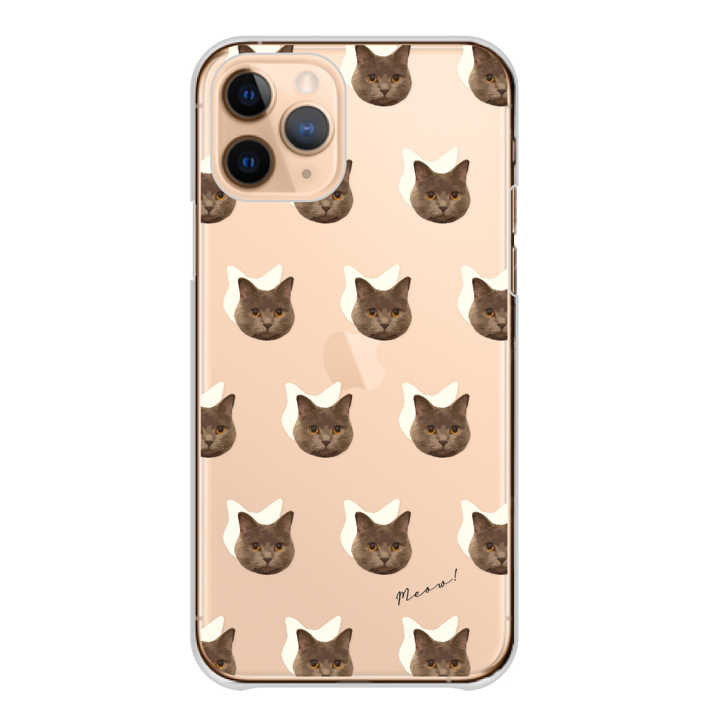 スマホケース 全機種対応 iPhone Android ケース 送料無料 ハード ケース 猫 ネコ ねこ 子猫 シルエット ネコ柄 くすみカラー 韓国 かわいい｜plumeria1988s63｜10
