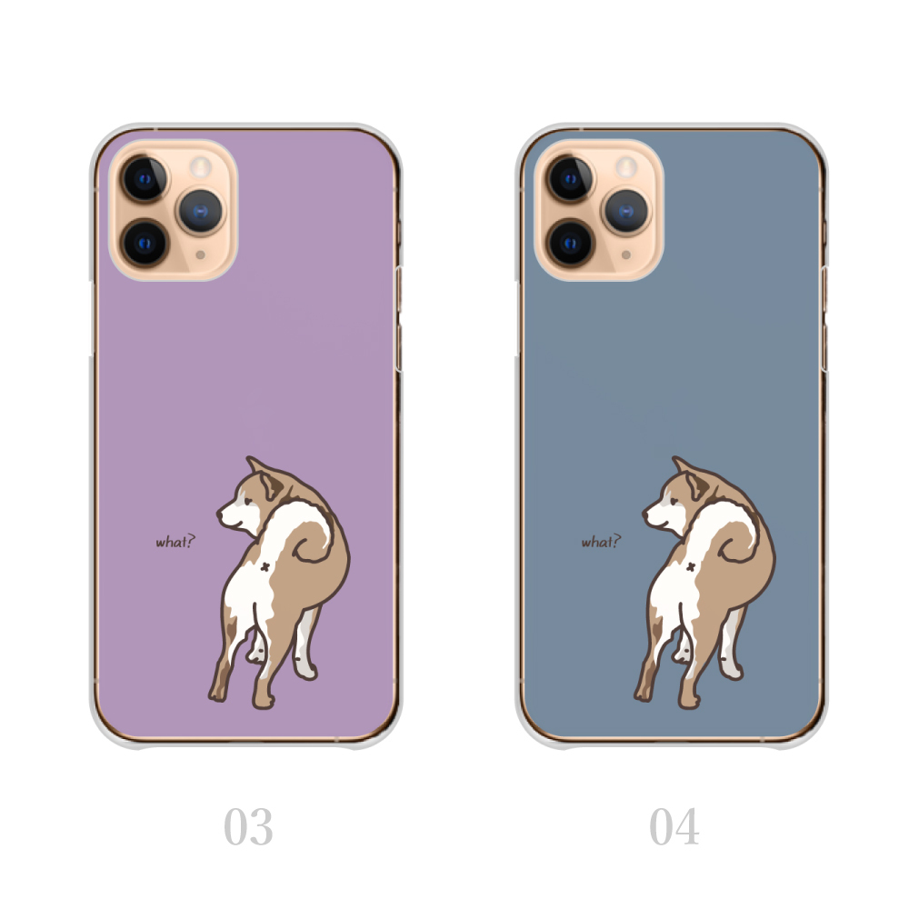 らくらくスマートフォン スマホケース ハードケース F-52B 柴犬 豆柴