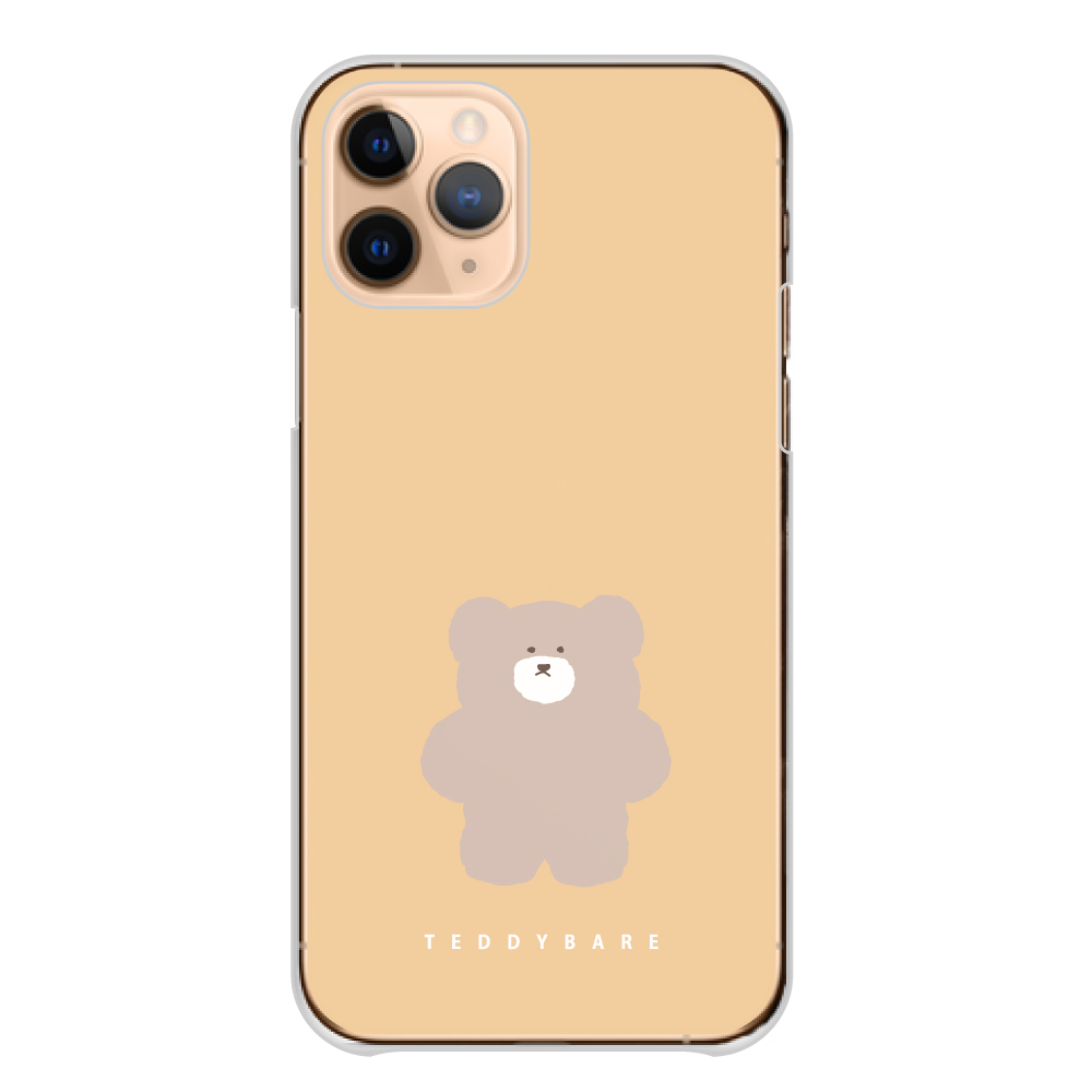 スマホケース 全機種対応 iPhone Android ケース 送料無料 ハード ケース くま テディベア 熊 ゆるキャラ シンプル くすみカラー 韓国 かわいい｜plumeria1988s63｜09