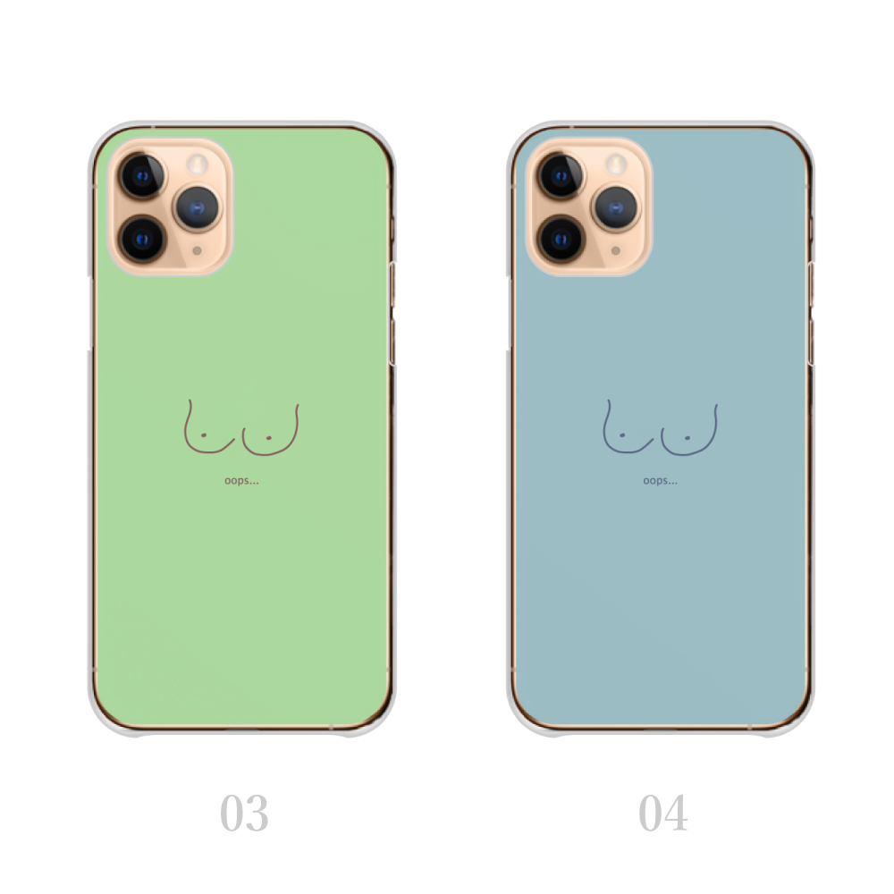 iPhone 8 スマホケース IPhone iPhone8 ケース おっぱい イラスト