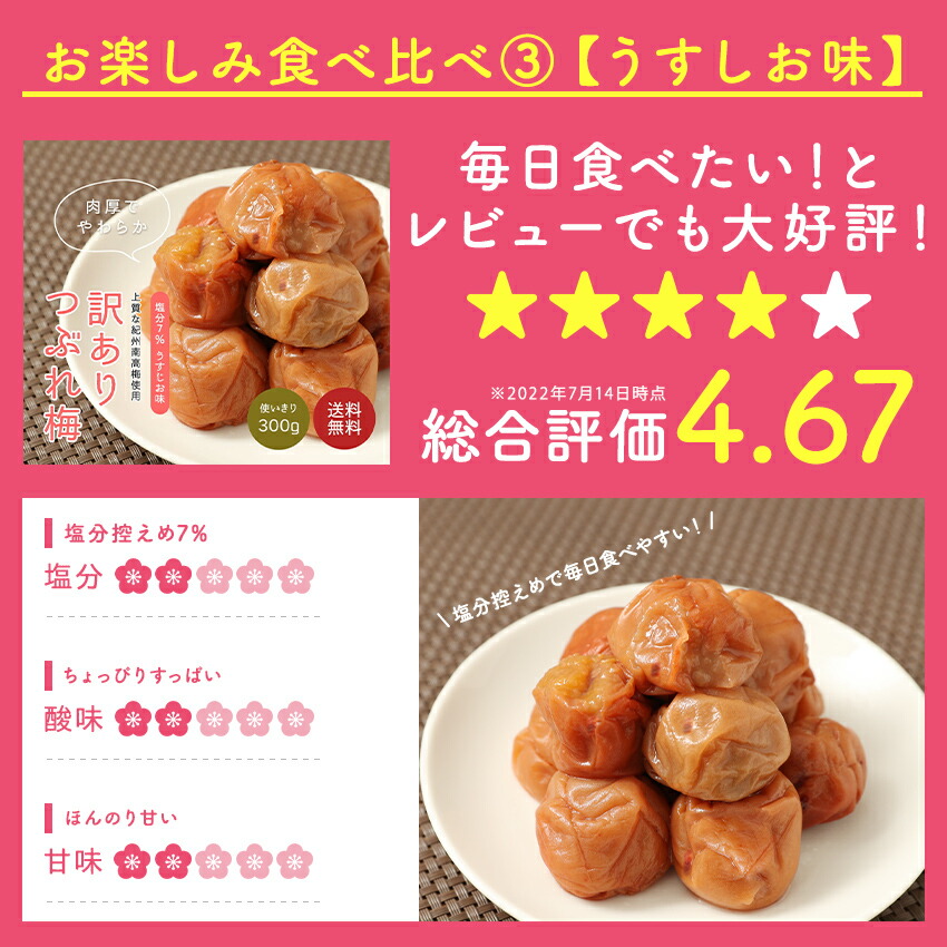 梅干し食べ比べセット