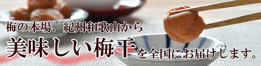 プラムセレクト 紀州梅干専門店 ヘッダー画像