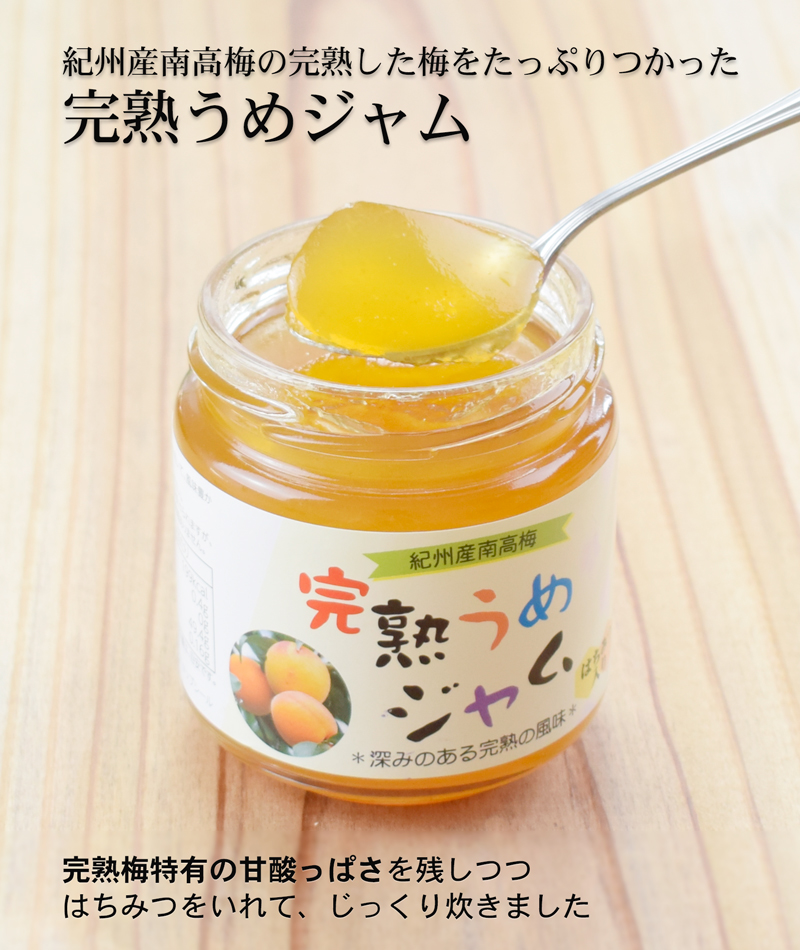 プラム食品 うめジャム 完熟梅 紀州南高梅 200g 公式ショップ
