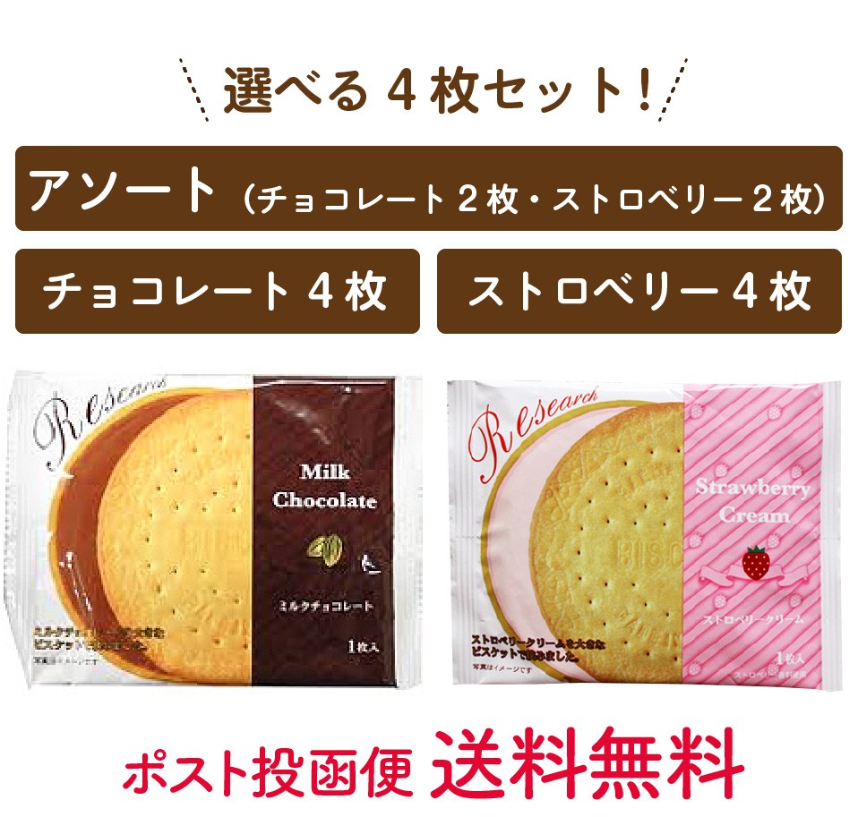 10枚セット 前田製菓 ビスケットサンド リサーチ (チョコレート