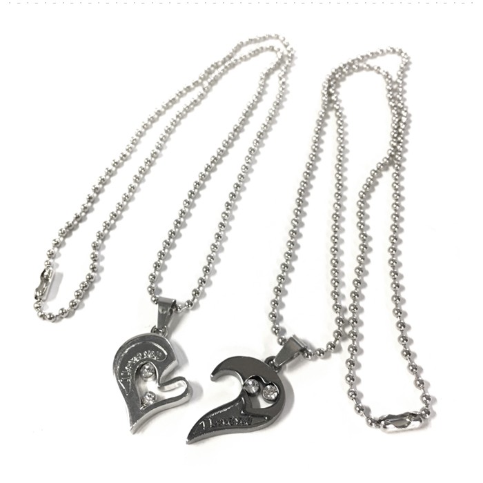 【2本セット・2000円OFF】黒glitterチェーン　カップル・ペアに人気！ 楽天市場】ペアネックレス シンプル プラチナ 天然 ダイヤモンド