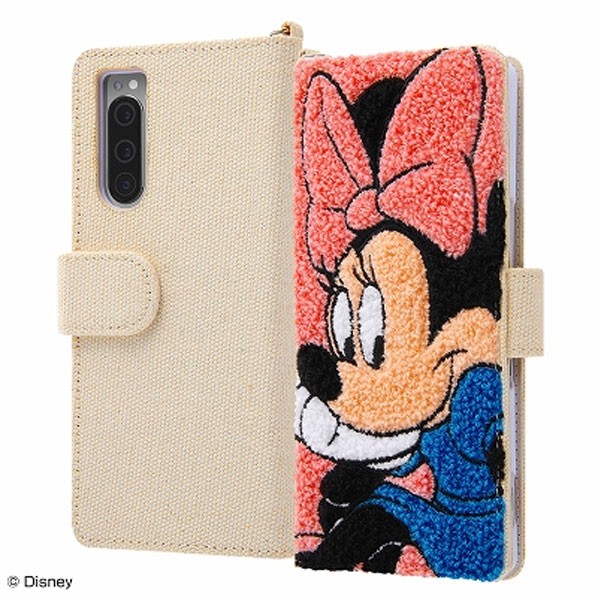 Xperia 5 【Disney手帳ケース付き】 Xperia 5 V ディズニー / 手帳型レザーケース シンプル