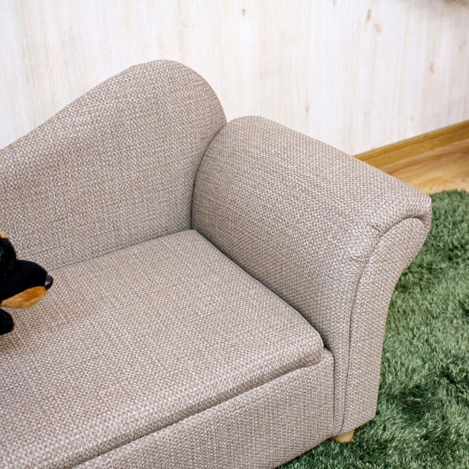 ミニソファー キッズ ソファ ペット 猫 犬 傷に強い 小さい sofa ローソファー 子供用家具 かわいい デニム ベビー 子供部屋【送料無料】  :PSO-KRS-BE:PLUS ONE KAGU メーカー公式ストア - 通販 - Yahoo!ショッピング