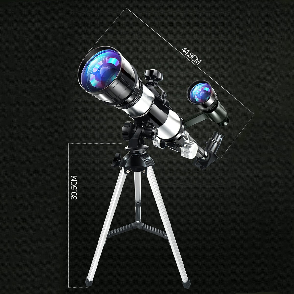 天体望遠鏡 小学生 子供 初心者 望遠鏡 天体観測 70mmレンズ 三脚付き
