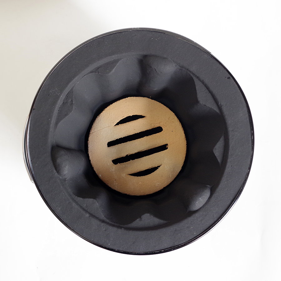 じゅうじゅう七輪＜黒＞ 網止め・焼き網・台付 | 増田屋 | 05