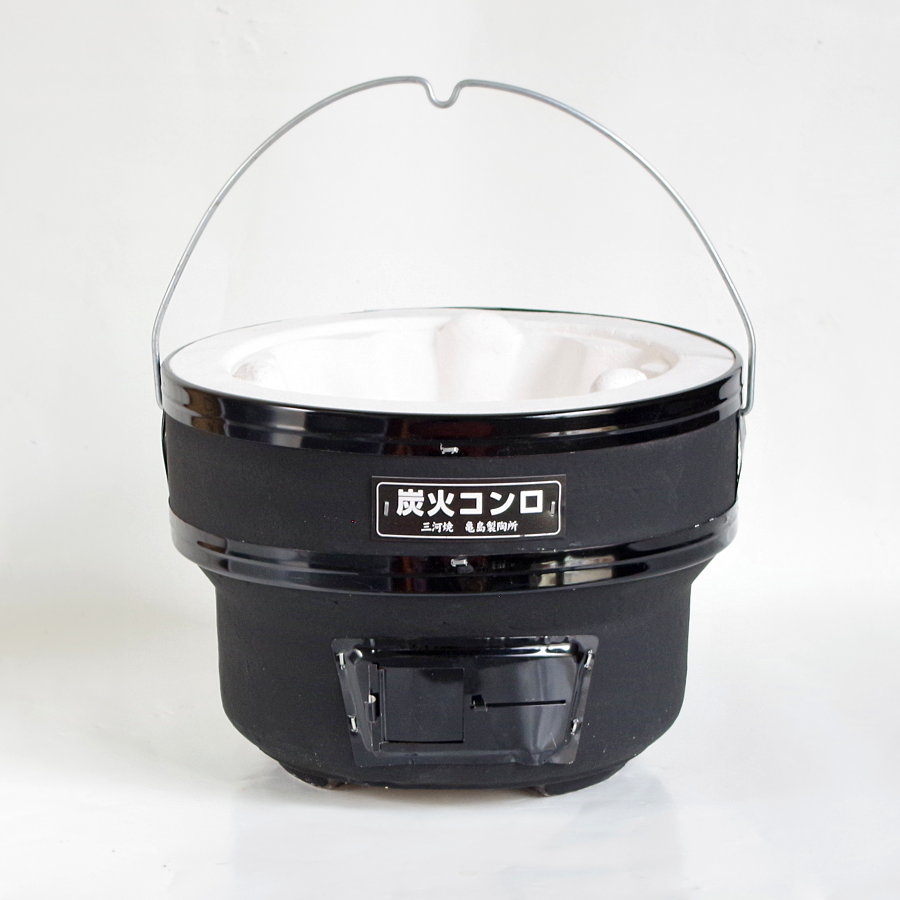 じゅうじゅう七輪＜黒＞ 焼網付 | 増田屋