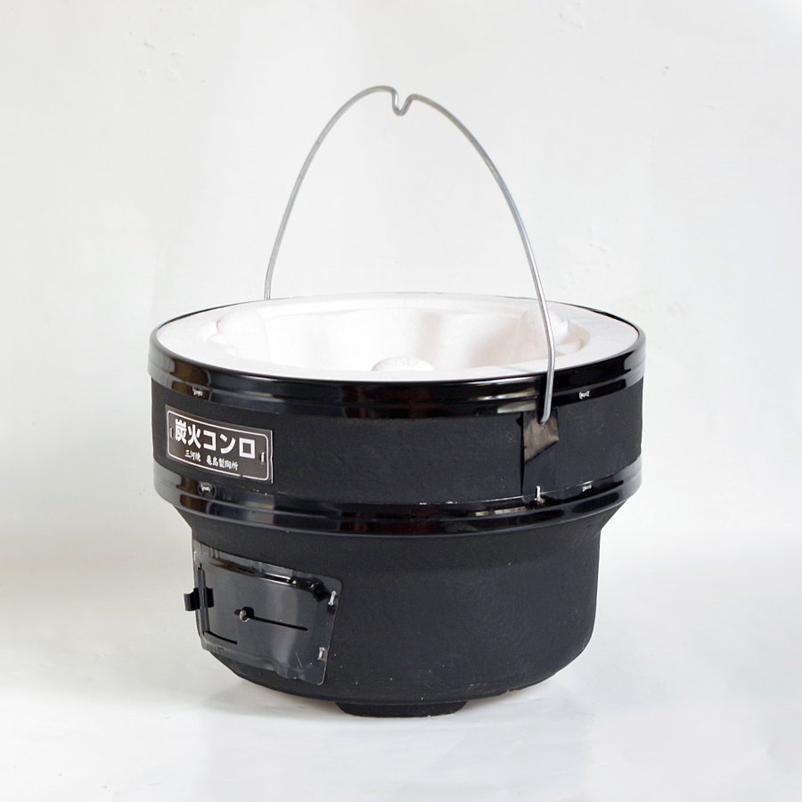 じゅうじゅう七輪＜黒＞ 焼網付 | 増田屋 | 02