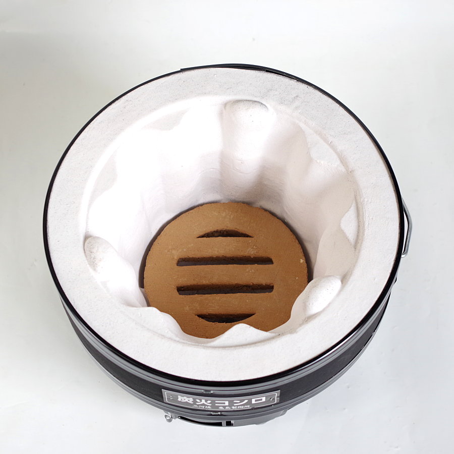 じゅうじゅう七輪＜黒＞ 焼網付 | 増田屋 | 06