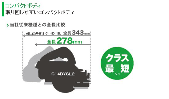 日立（HITACHI） HiKOKI(日立工機)14.4V コードレス集じん丸のこ(P 