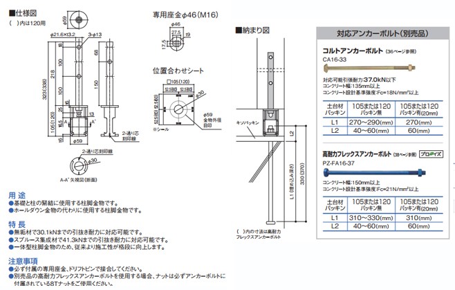 カネシン プレセッター タイプM 梁受金物 MPS-15PZ 901132【1ケース/60