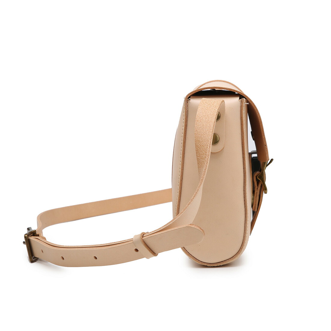 ショルダーバッグ 本革 ヌメ革 斜めがけ スクエア レディースバッグ