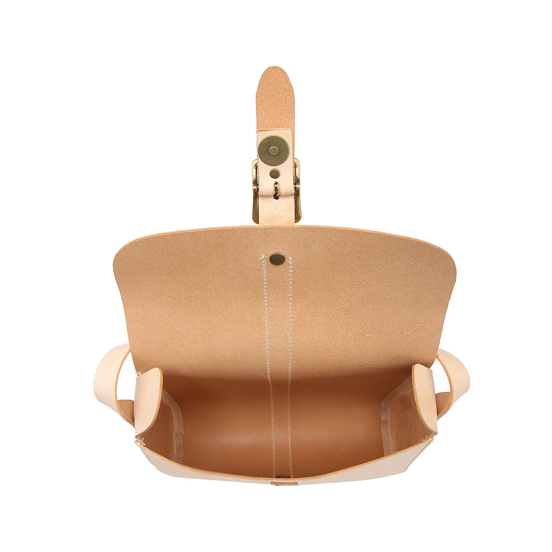 ショルダーバッグ 本革 ヌメ革 斜めがけ スクエア レディースバッグ