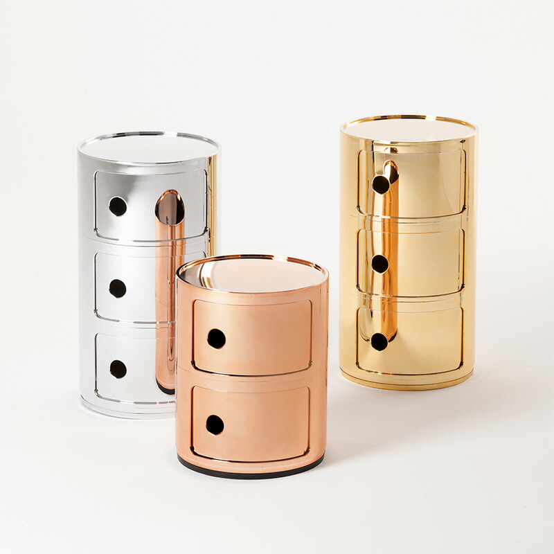 カルテルKartell社製スツール！コンポニビリ　３段タイプ！訳あり美品！ カルテルKartell社製スツール！コンポニビリ 3段タイプ！訳あり