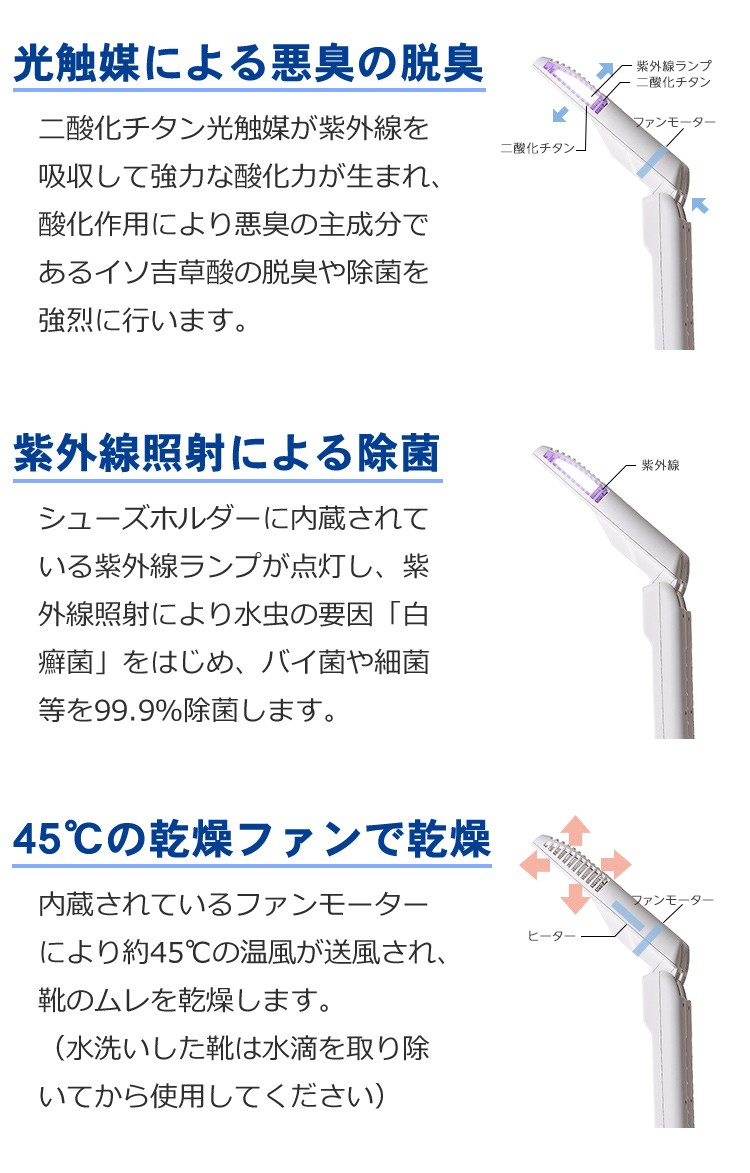 靴除菌脱臭乾燥機 リフレッシューズ SS-700