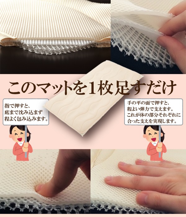 勝野式 医学博士の三層構造マット【マットレス】