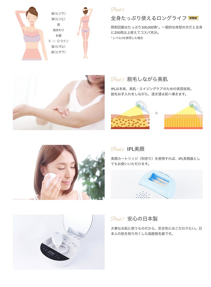 IPL脱毛器 ラヴィ LAVIE