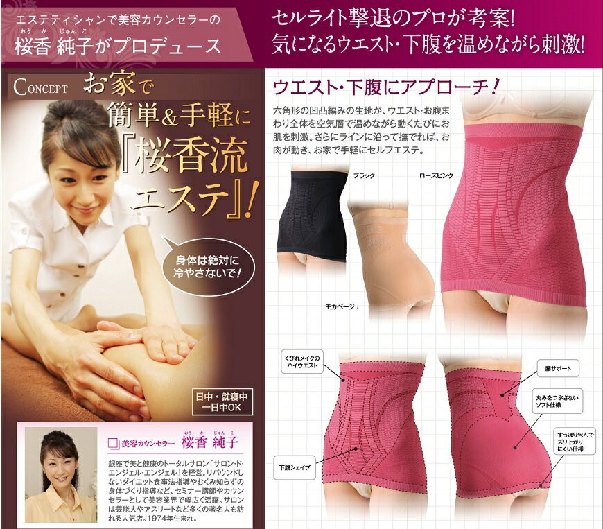 桜香流セルスルーエステウエストシェイプ