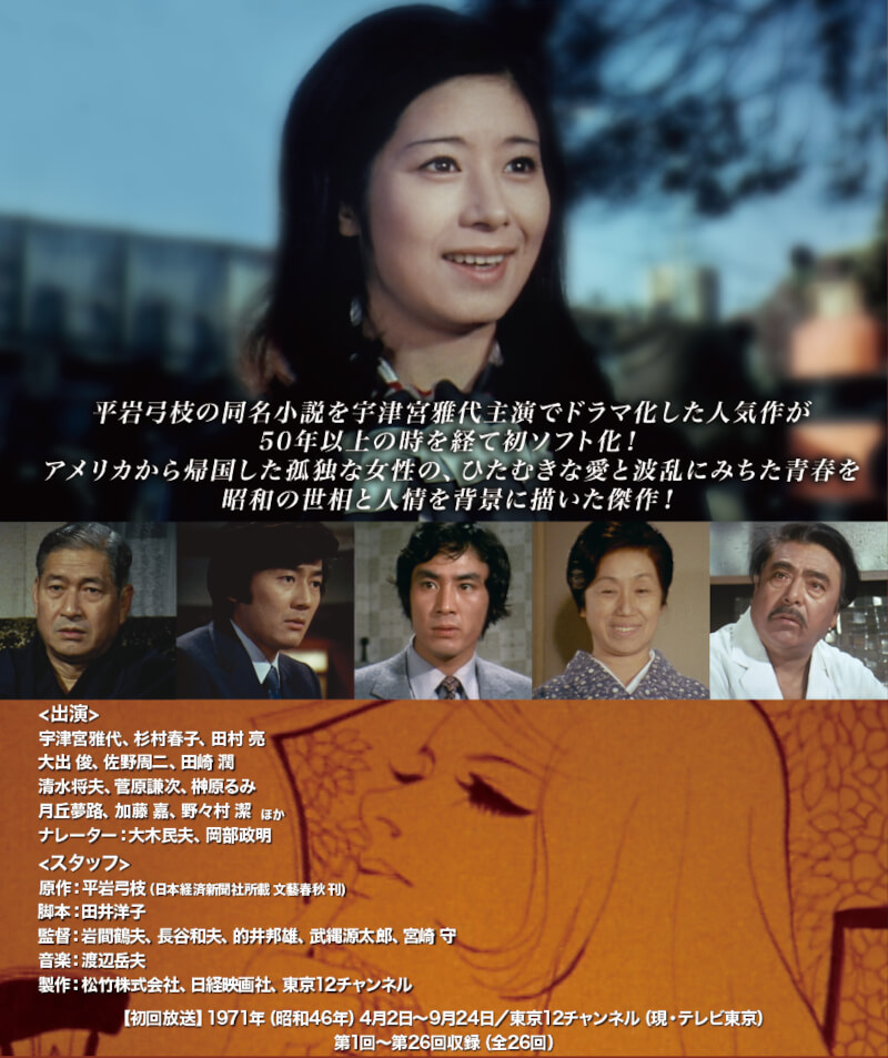 女の顔 DVD BOX〈6枚組〉 宇津宮雅代主演