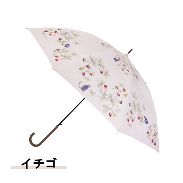 晴雨兼用ジャンプ傘 ハナノナ JK-168 日傘 長傘 55cm レディース