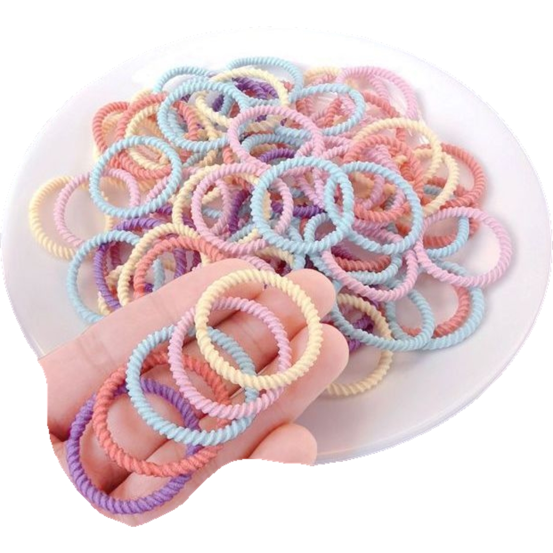 plusnao（プラスナオ） ヘアゴム リングゴム 約100本セット 子供