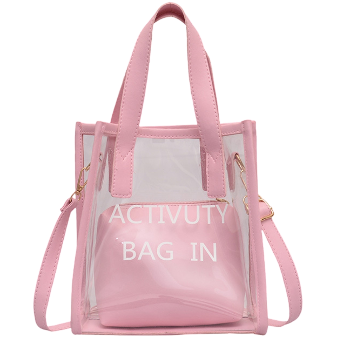 plusnao（プラスナオ） 2wayクリアバッグ バッグ ショルダーバッグ