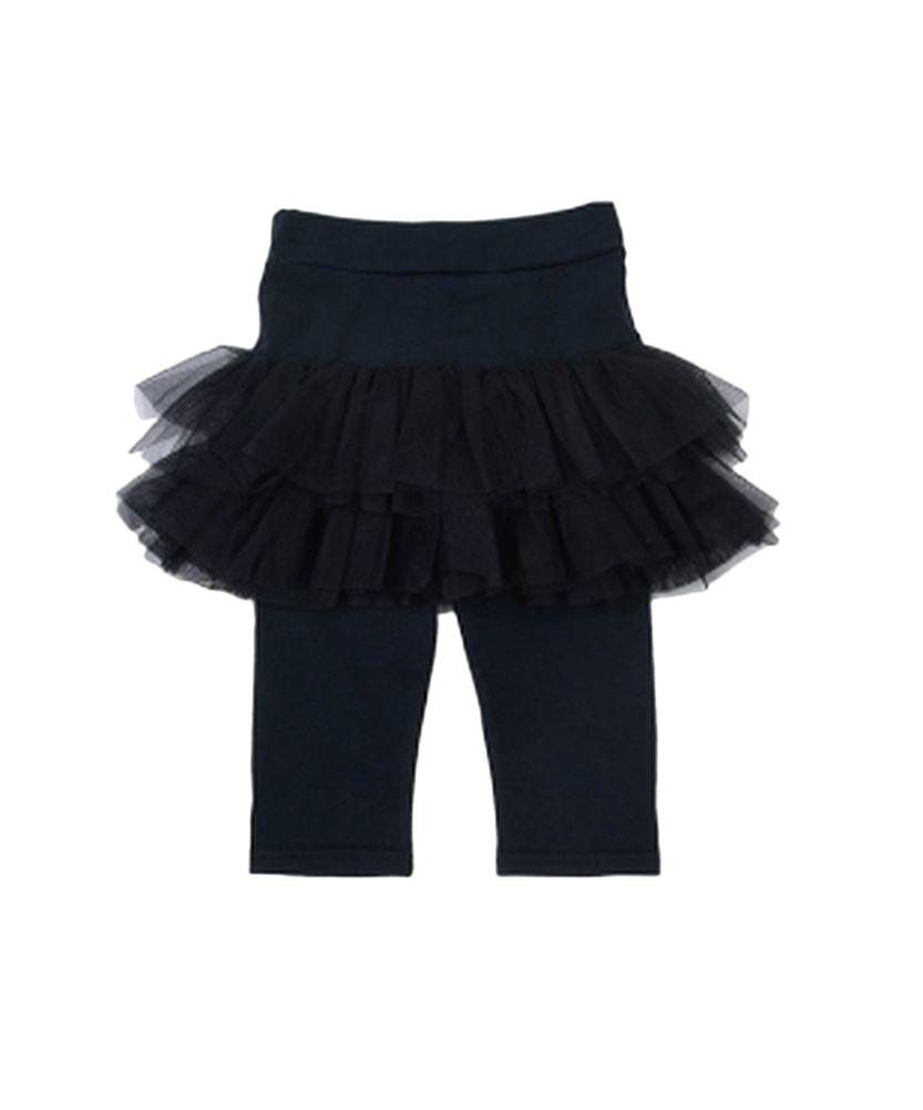 チュチュスカッツ 6分丈 2段チュチュ スカッツ 子供服 キッズ ジュニア ベビー リンクコーデ 女の子 ボトムス スカート レギンス付き おしゃれ | plusnao | 01