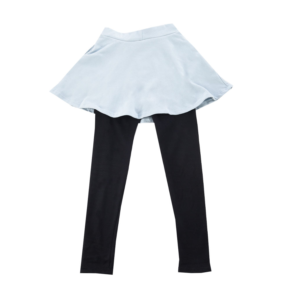 plusnao（プラスナオ） 10分丈スカッツ スカート付きレギンスパンツ