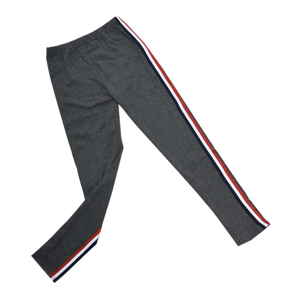 キッズレギンス レギンス 子供服 キッズ服 女の子 ボトムス 長ズボン ズボン ロングパンツ パンツ トリコロールカラー トリコロール ライン 無地 | plusnao | 06