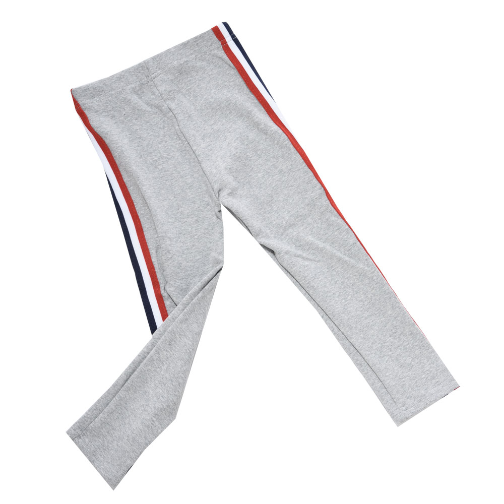 キッズレギンス レギンス 子供服 キッズ服 女の子 ボトムス 長ズボン ズボン ロングパンツ パンツ トリコロールカラー トリコロール ライン 無地 | plusnao | 02