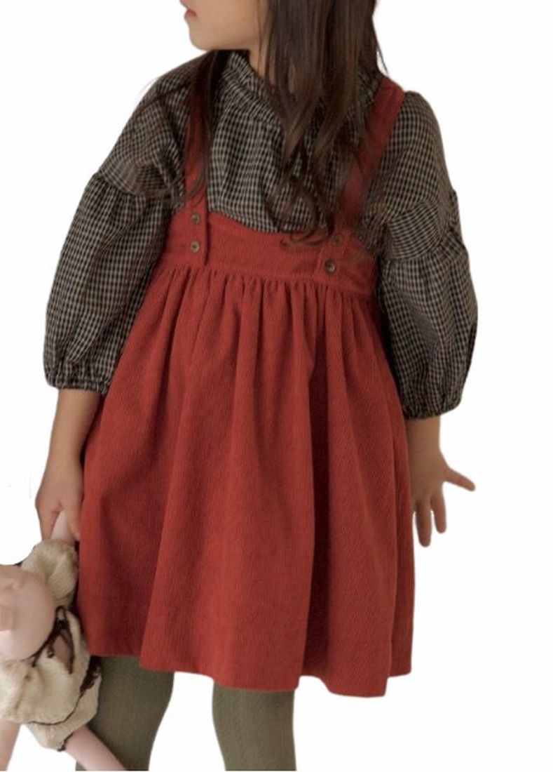 plusnao（プラスナオ） スカート 吊りスカート サスペンダー 女の子