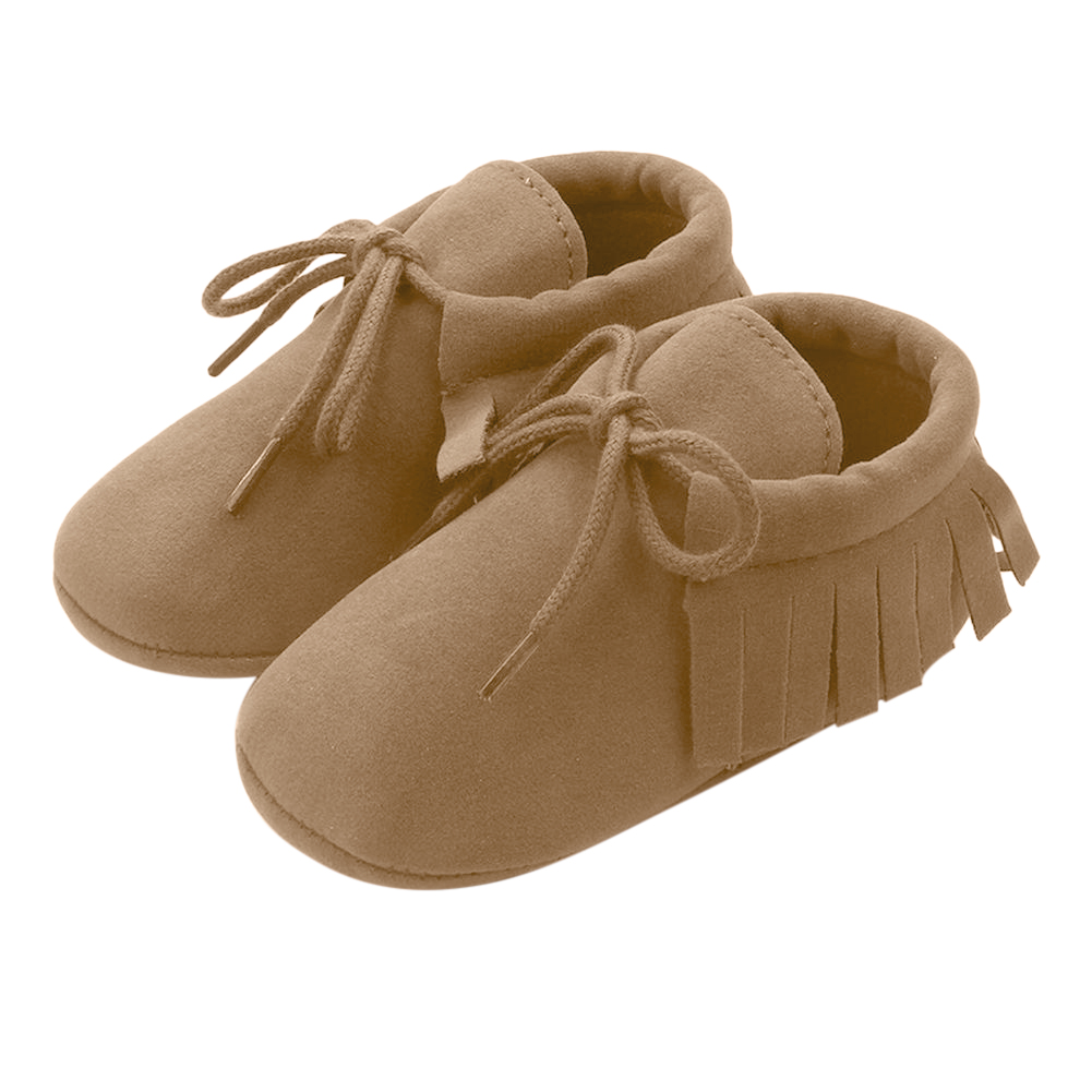 ファーストシューズ ベビーシューズ ベビー靴 赤ちゃん用 新生児用 72 Off 紐 フリンジ風 フェイクレザー 無地 ひらひら 単色 柄なし おしゃれ シンプル