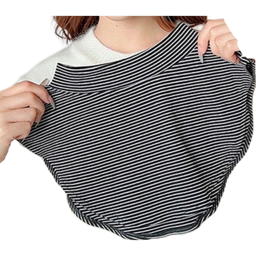 付け襟 つけ襟 レディース 女性用 子供用 キッズ タートルネック 無地