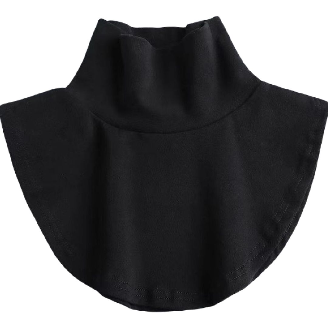 付け襟 タートル つけ襟 フェイクカラー レディース ファッション小物 ハイネック 重ね着 レイヤード 着ぶくれしない 無地 ブラック ホワイト グレ | plusnao | 01