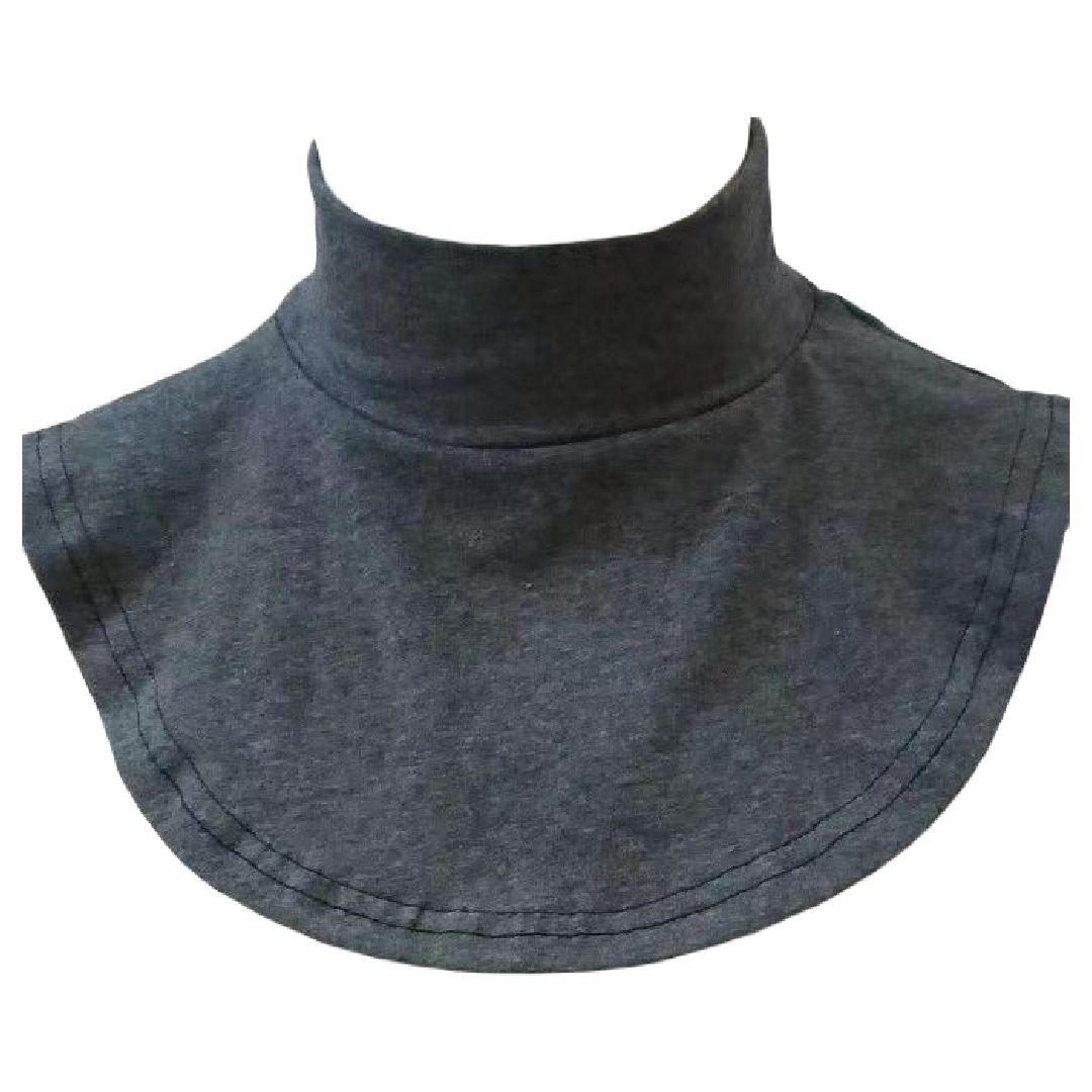 付け襟 タートル つけ襟 フェイクカラー レディース ファッション小物 ハイネック 重ね着 レイヤード 着ぶくれしない 無地 ブラック ホワイト グレ | plusnao | 04