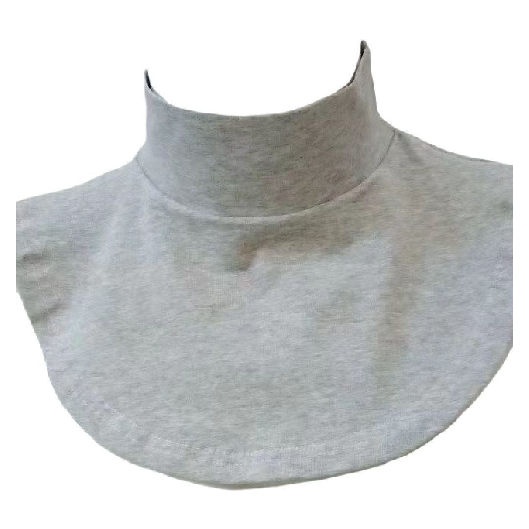 付け襟 タートル つけ襟 フェイクカラー レディース ファッション小物 ハイネック 重ね着 レイヤード 着ぶくれしない 無地 ブラック ホワイト グレ | plusnao | 03