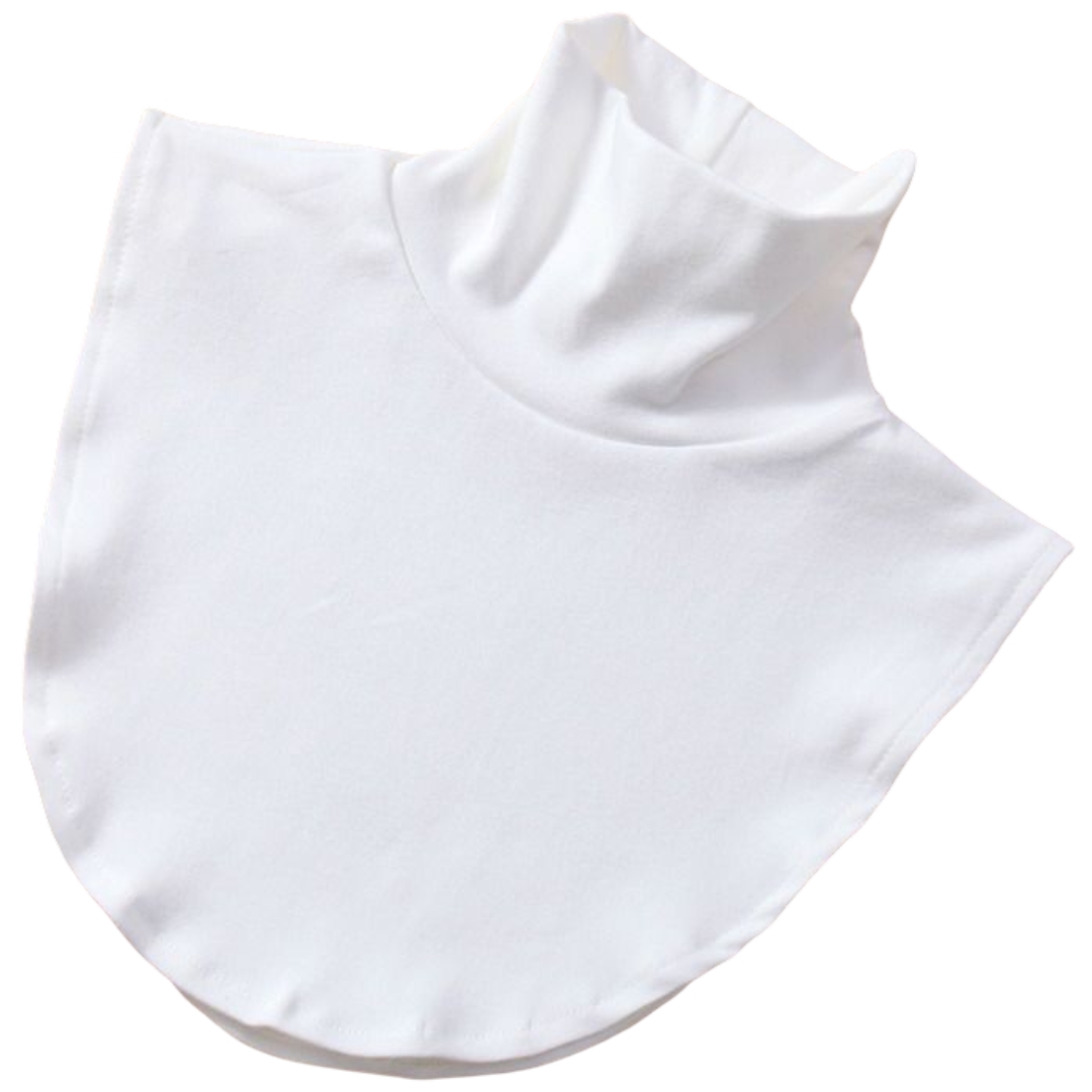 つけ襟 付け襟 フェイクカラー ハイネック レディース 立襟 重ね着用 無地 ボーダー柄 着ぶくれしない 女性用 婦人用 プルオーバー 冷え対策 アク | plusnao | 04