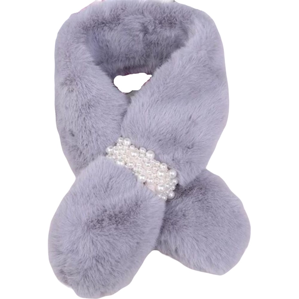 ティペット マフラー レディース フェイクファー ふわふわ 防寒 暖かい あったか 秋冬 ストール スヌード ネックウォーマー | plusnao | 09