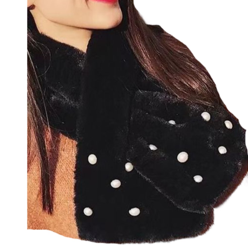 ティペット マフラー レディース フェイクファー ふわふわ 防寒 暖かい あったか 秋冬 ストール スヌード ネックウォーマー | plusnao | 13